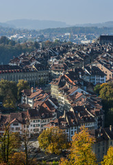 Fototapeta premium Aerial view of Bern, Switzerland