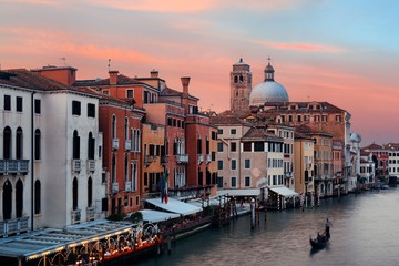 Venice grand canal gondola