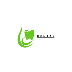 dental icon logo vector design