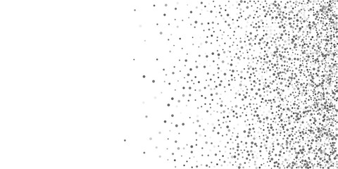 Silver glitter confetti