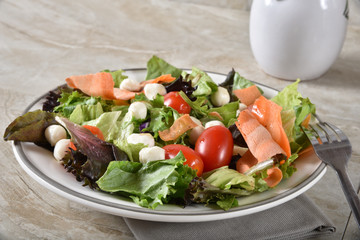 Tomato mozzarella salad