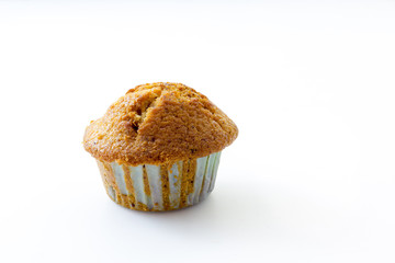 Muffin with white background