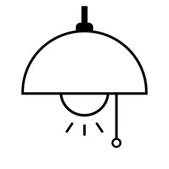 紐のついた電気