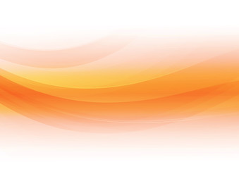 Abstract orange on white background
