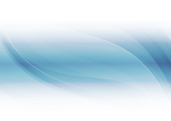 Abstract shapes on blue background