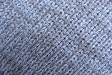  gray melange knitted wool fabric knitted fabric soft material for clothes