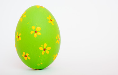Beautiful Easter Green egg color isolate