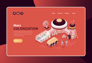 Colonizing Mars Website Banner