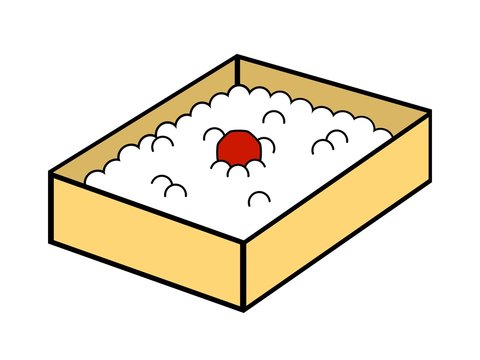 recommend clip art: 日の丸弁当