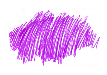 Abstract bright lilac touches texture on white