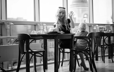 Beautiful young businesswoman