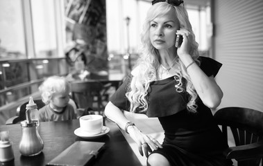 Beautiful young businesswoman