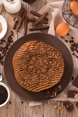 Chocolate coffee cake.