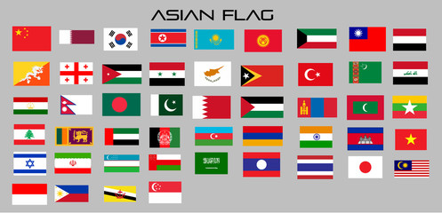 flags of countries as fabric badges