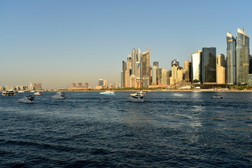 Fototapeta premium Bluewaters Island project by Meraas, Dubai, United Arab Emirates