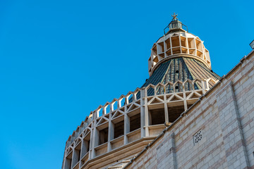 Fototapeta na wymiar Basilica of the Annunciation in Nazareth, Israel