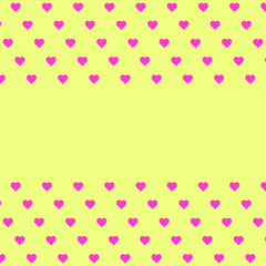 Hearts pattern, symbol background. Valentine's day and Mother's day card prink, pink, red colors. Love expression vector. Illustration