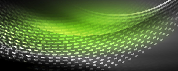 Obraz premium Digital flowing wave particles abstract background, vector smoke effect design
