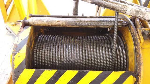 Air Winch (Air Tugger) on the Rig - Oil Field Equipment