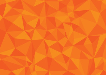 Orange geometric background with rhombs