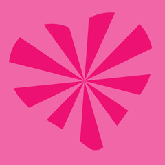 Heart pattern radiation, concentration line, radial, pink valentine's day vector, mother's day
