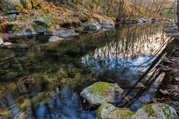 Garganta de Pedro Chate. Landscape near Jaraiz de la Vera, Caceres. Extremadura. Spain.