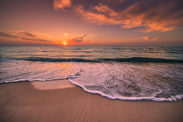 Sunrise at Hammamet. Tunisia, North Africa.
