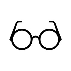 Glasses icon, sign or logo, Flat design