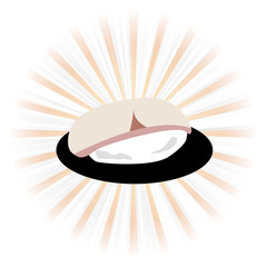 A Dish Of The Japanese Sushi