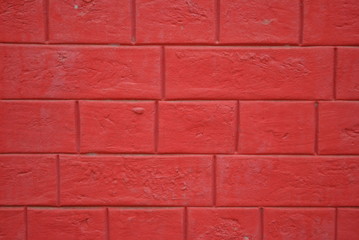 Red brick Wall Background