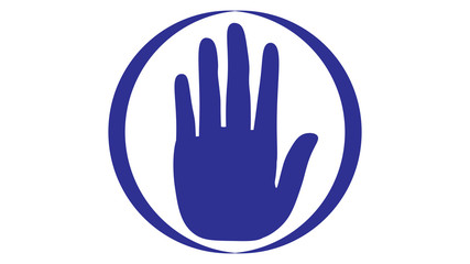 Fototapeta na wymiar Hand icon. Hand logo vector design