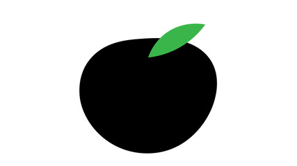 Apple icon. Healthy diet logo vector design, fitness logo