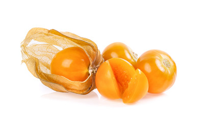 Cape Gooseberry isolated on white background