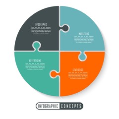 Infographic timeline template can be used for chart, diagram, web design, presentation, advertising, history. Vector infographic illustration