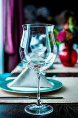 wedding decorations and decorations, the bride's bouquet, lies and waits until the bride wears her wedding dress