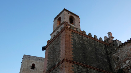 Fototapeta na wymiar Medieval tower of Arabic castle