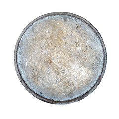 metallic hatch isolated