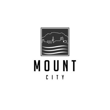 Abstract Mount Logo.