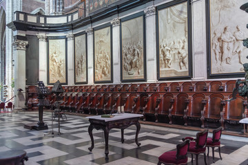 The decoration of the Cathedral of Saint Bavo