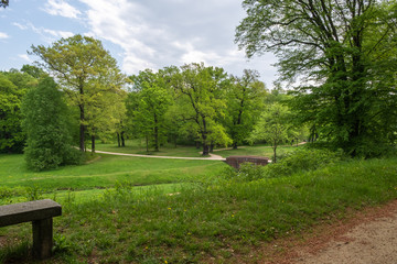 Der Fürst-Pücklerpark in Bad Muskau an der Eichseebrücke