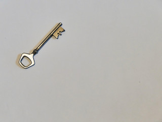 Key on white background