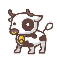 Cow LineColor illustration