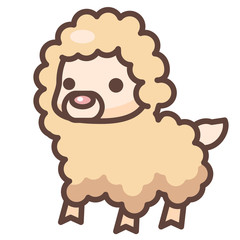 Alpaca LineColor illustration