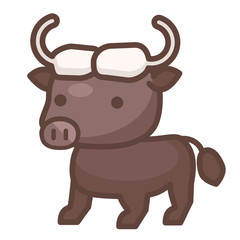 Bubalus LineColor illustration