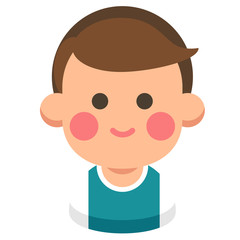 Brother flat illustration