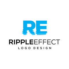 initial R letter realestate logo design template