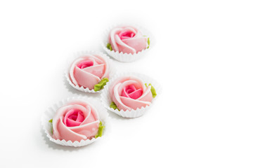 ALUA GULAB Rose Cookies, Thai Dessert