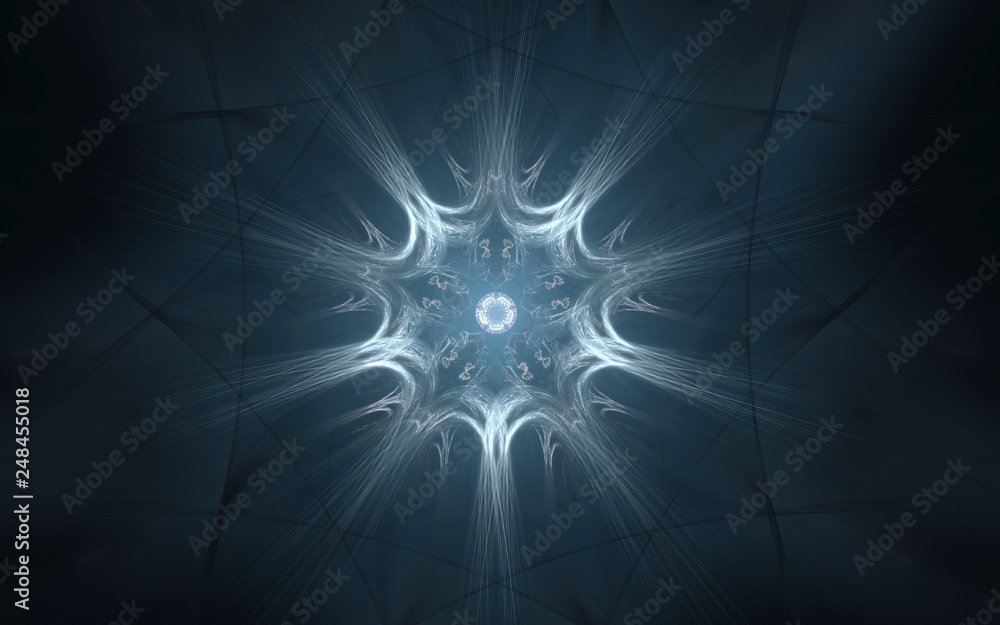 Fototapete digital generated image in the form of abstract geometric shapes of various shades and colors for us