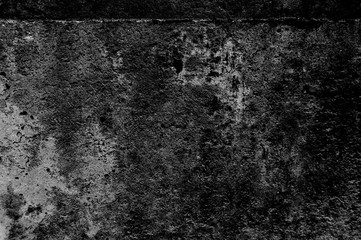 grunge cement wall background black and white