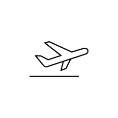 Fototapeta na wymiar plane. Signs and symbols can be used for web, logo, mobile app, UI, UX